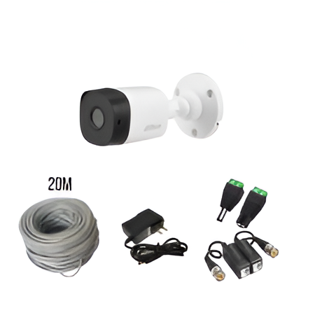 COMBO CON CÁMARA DAHUA TIPO BULLET 2MP